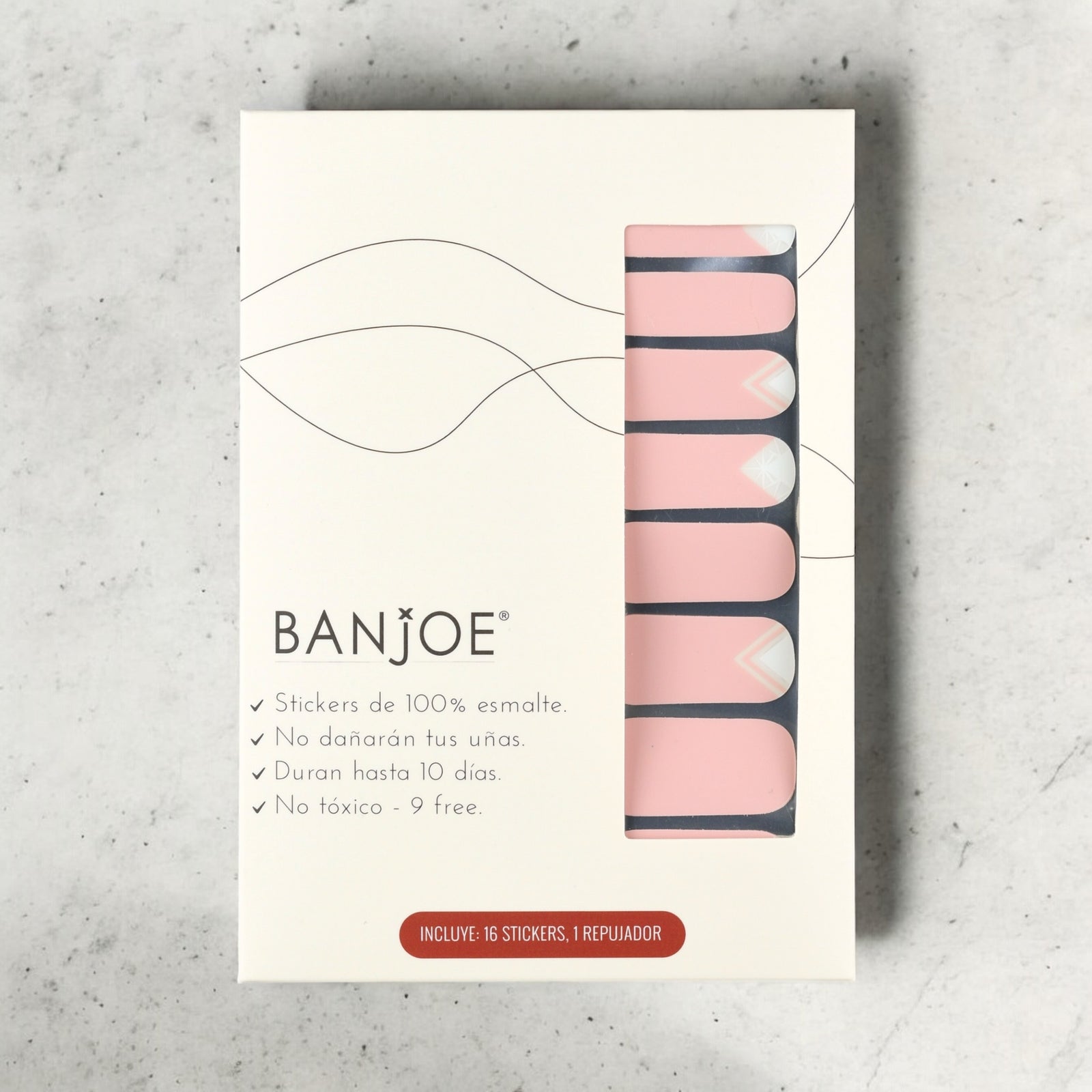 Queen Pink | Stickers de Esmalte