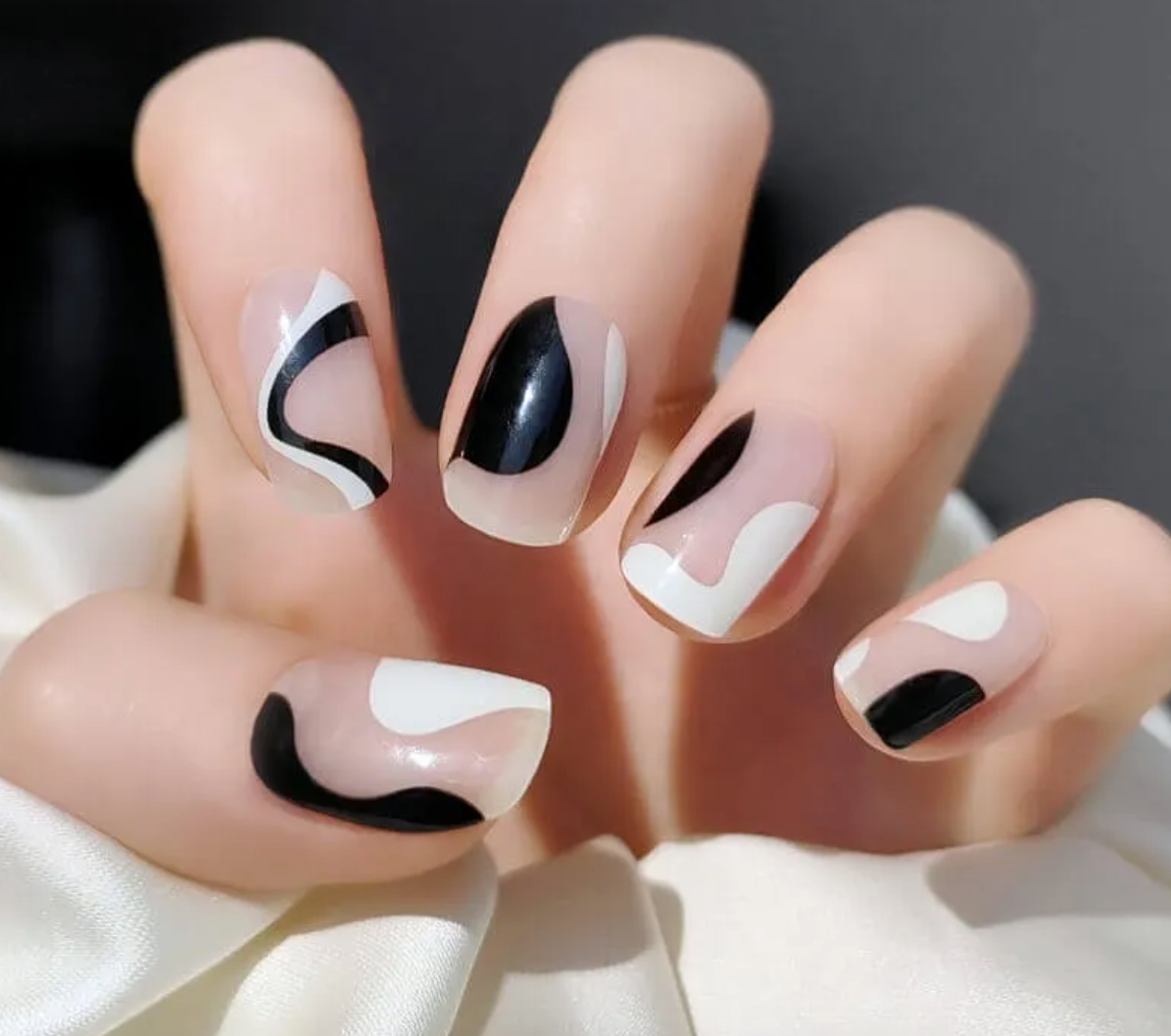 Ondas Minimalistas | Stickers de Gel