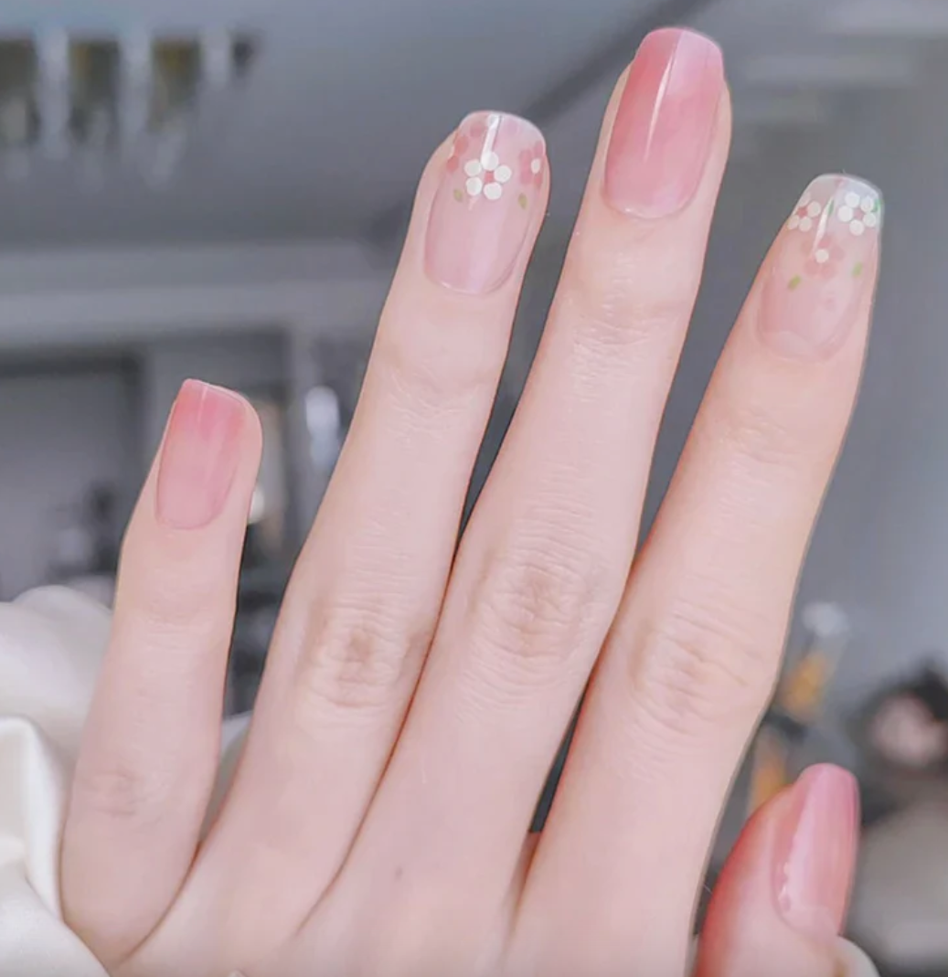 Degradé Floral | Stickers de Gel