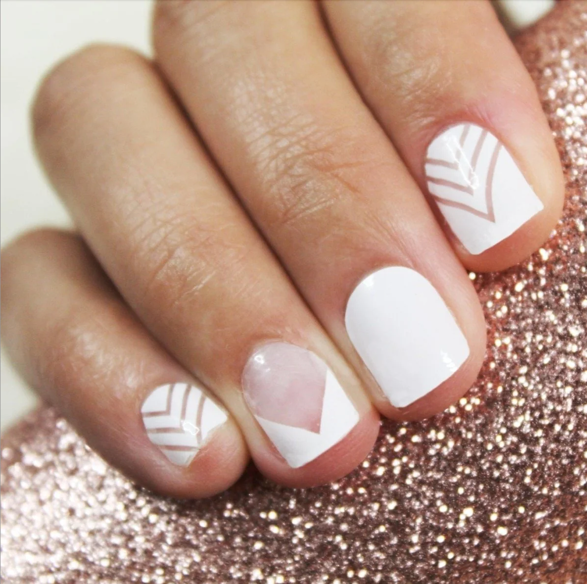 Francesa Triangular | Stickers de Esmalte
