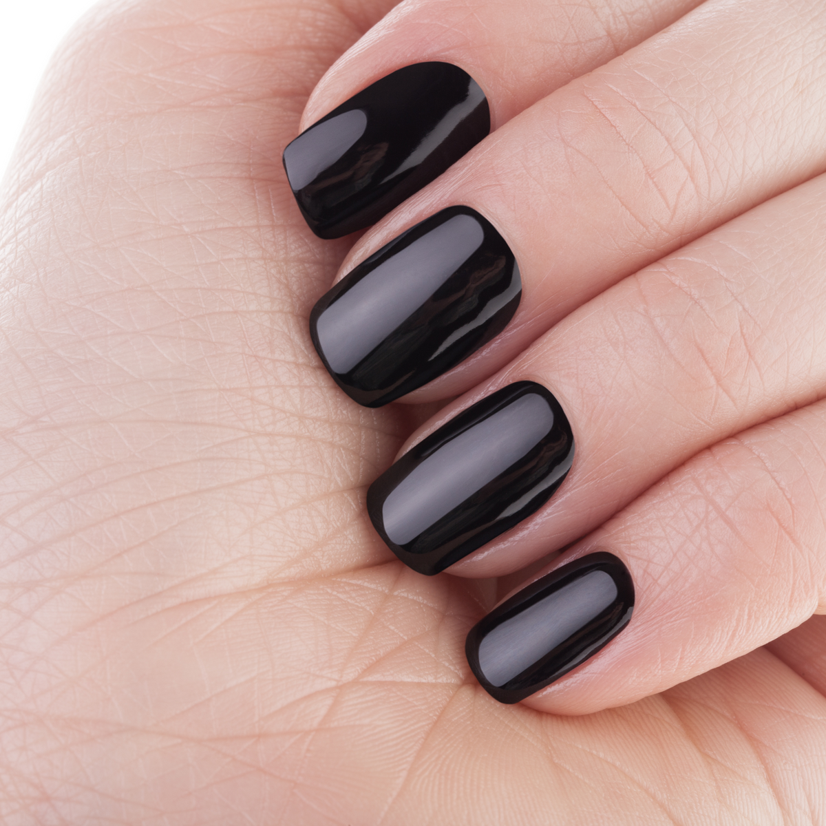 Negro Sólido | Stickers de Gel