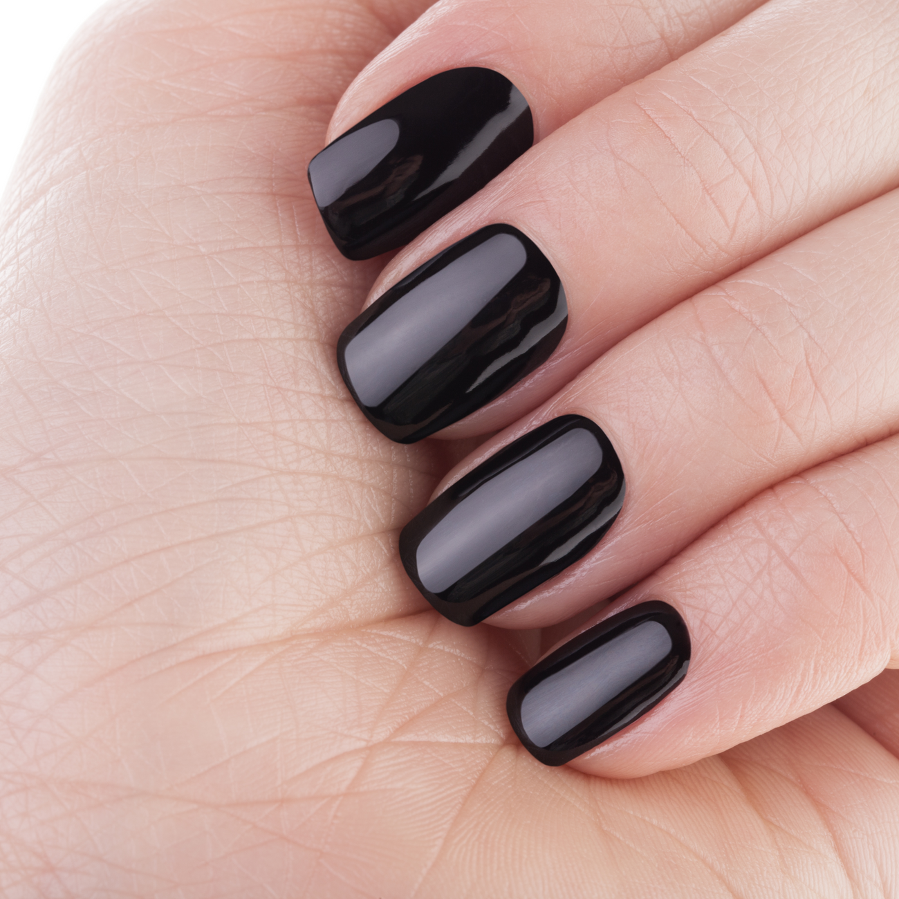 Negro Sólido | Stickers de Gel