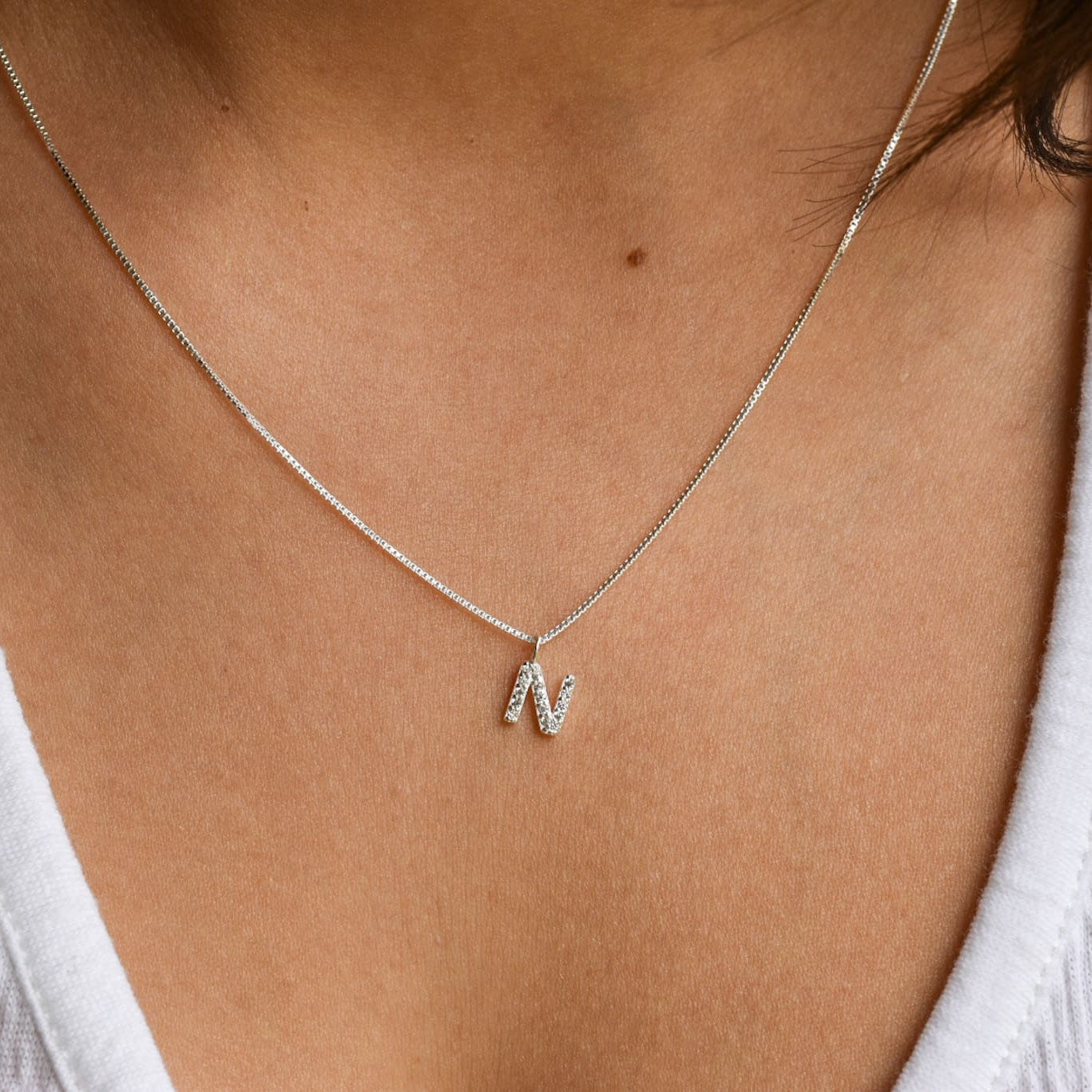 Collar Inicial con Circones