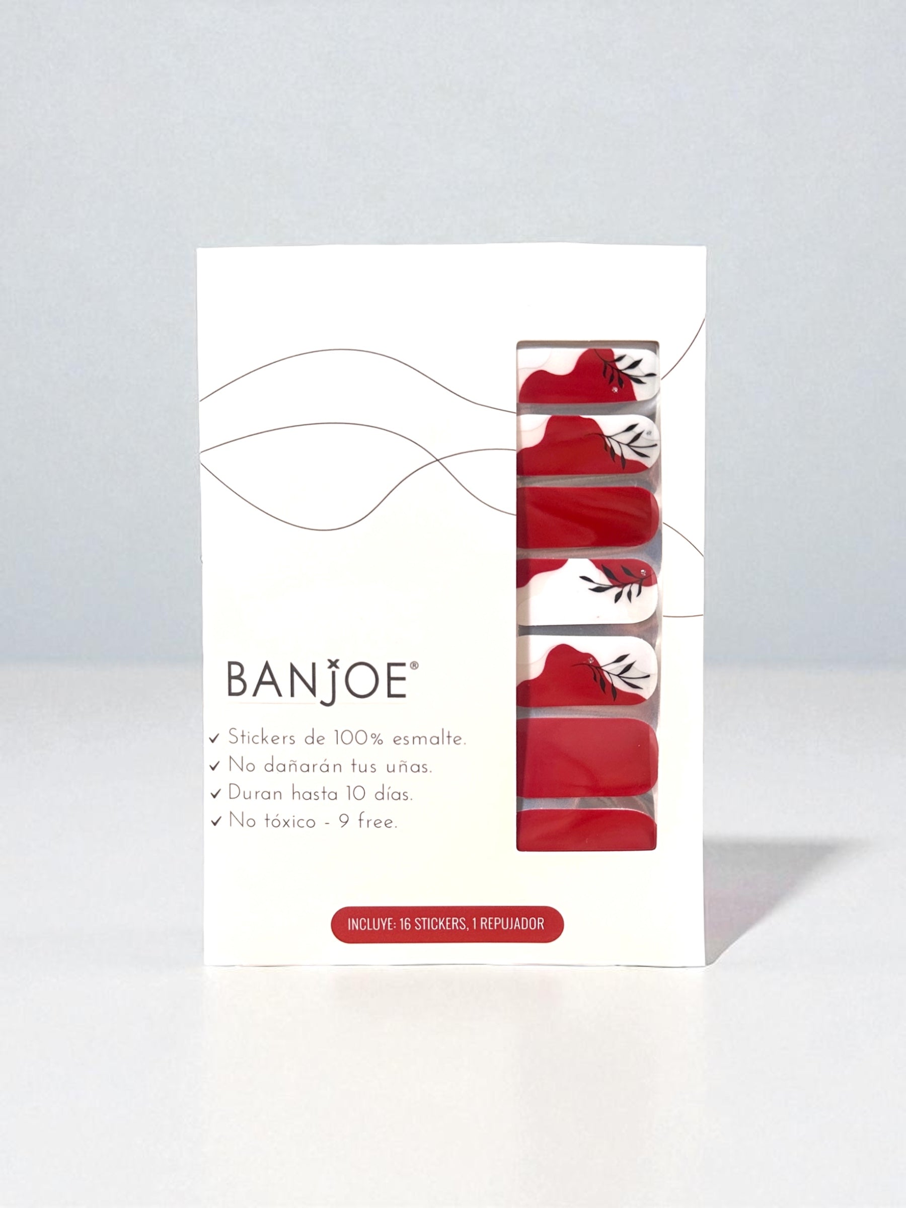 Red Bloom | Stickers de Esmalte