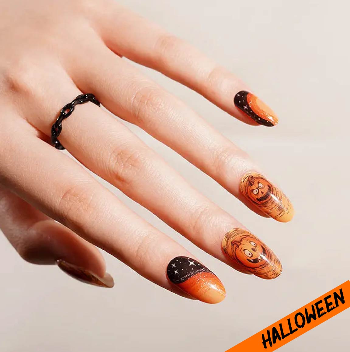Magic Pumpkin | Stickers de Gel