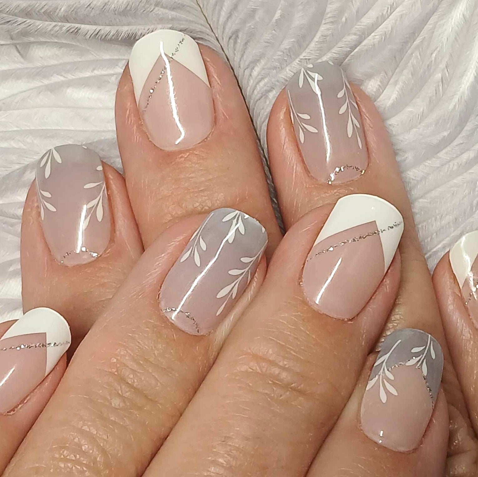 Chevron Blue | Stickers de Gel