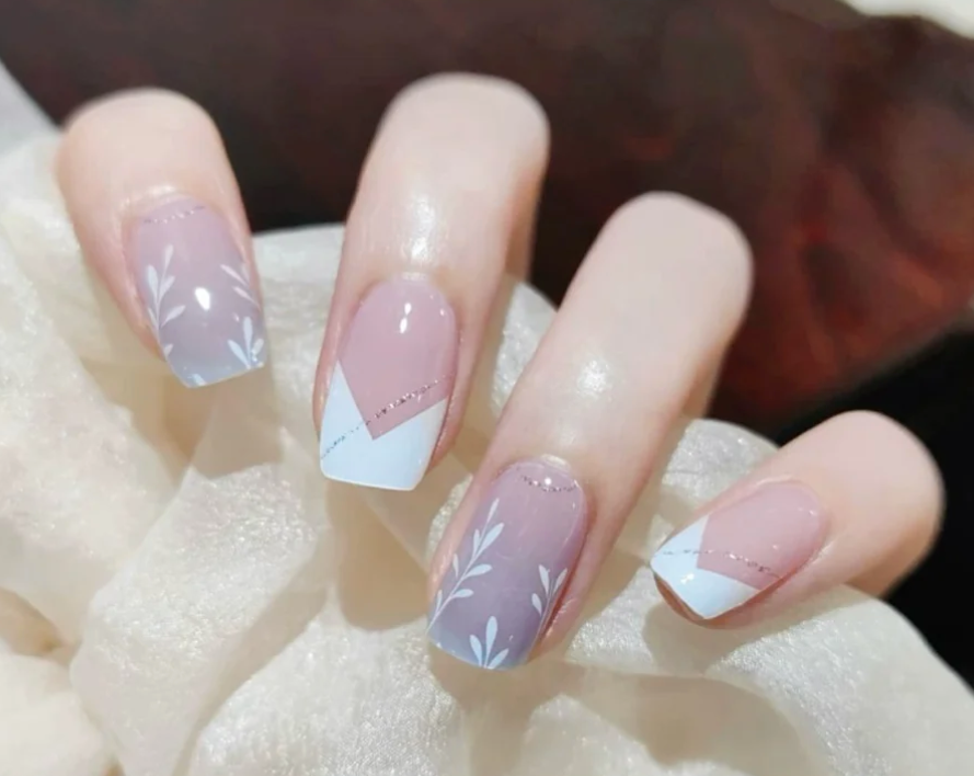 Chevron Blue | Stickers de Gel