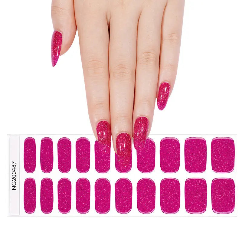 Cranberry Glitter | Stickers de Gel