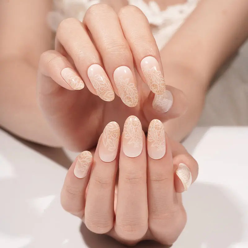 Golden Bloom | Stickers de Gel