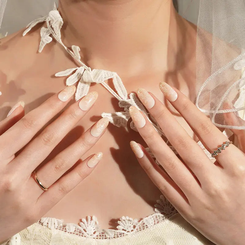 Golden Bloom | Stickers de Gel