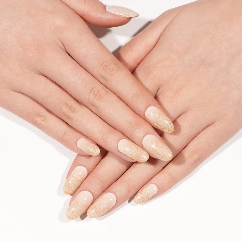 Golden Bloom | Stickers de Gel