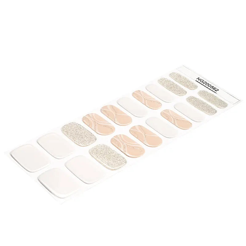 Champagne Glow | Stickers de Gel