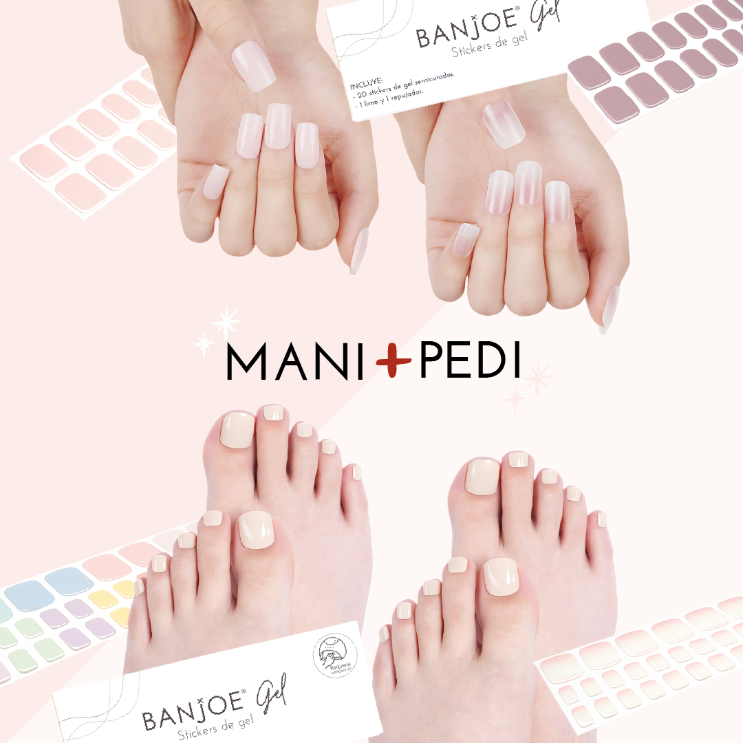 Kit 2 Mani + 2 Pedi