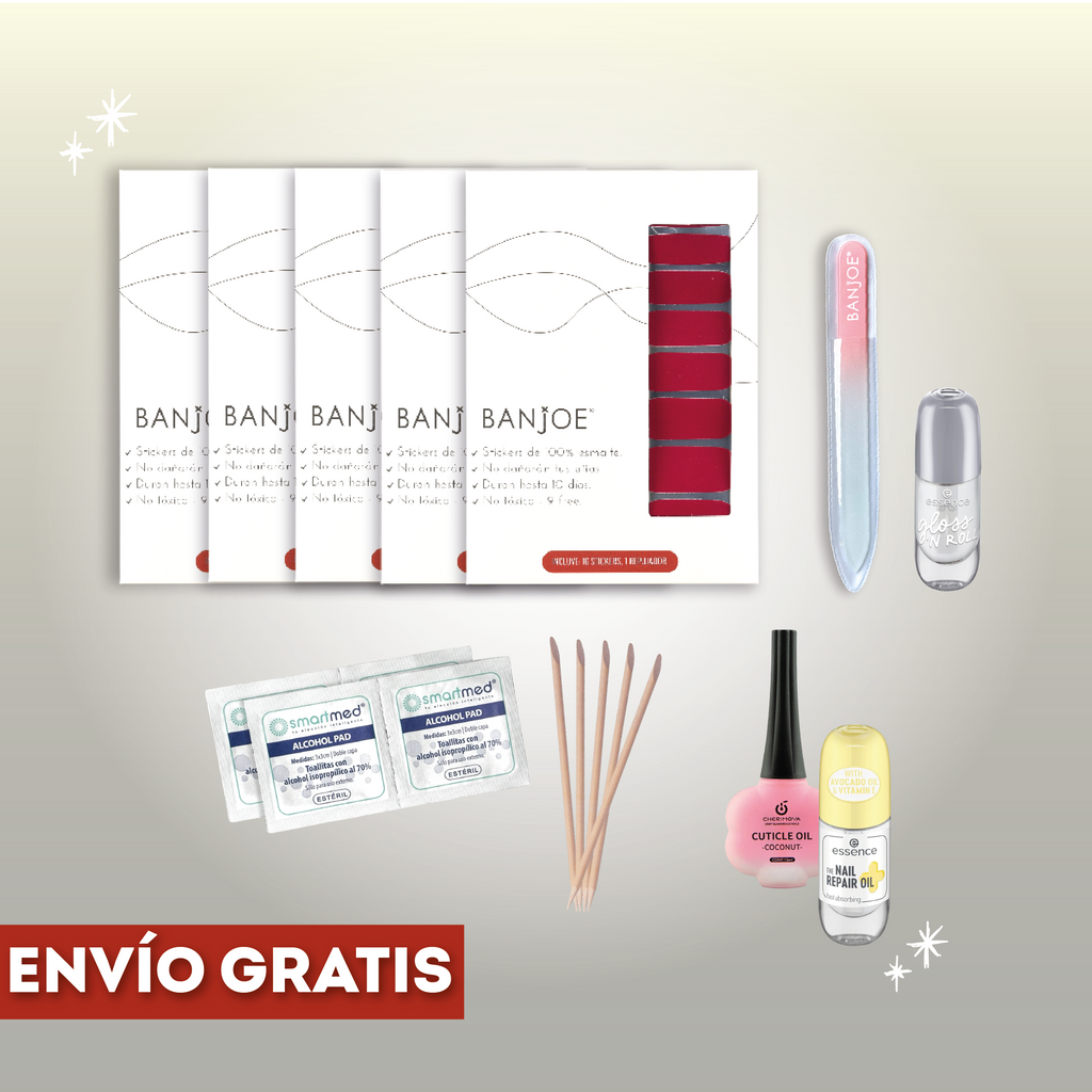 Kit Completo de Stickers de Esmalte