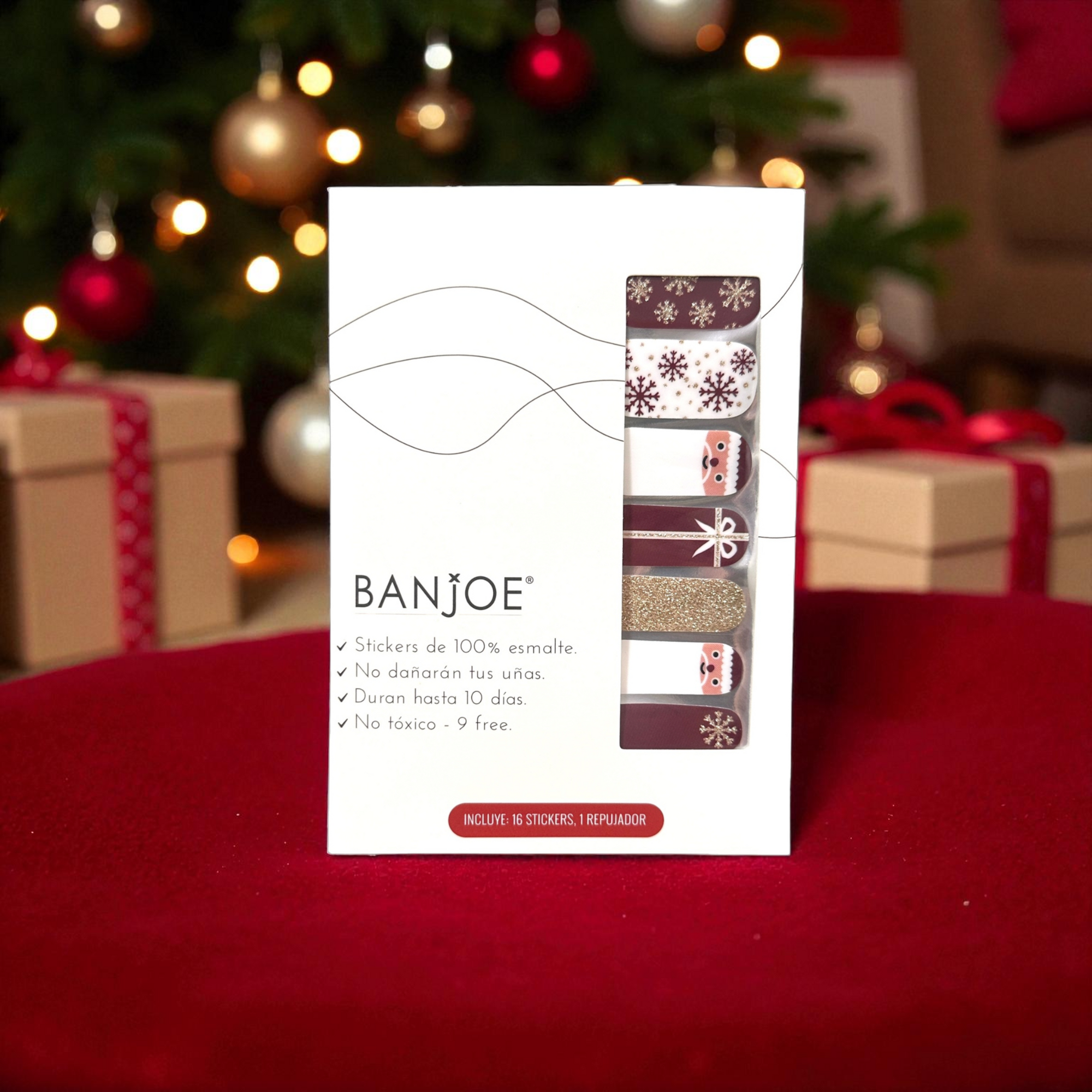 Regalo de Santa | Stickers de Esmalte