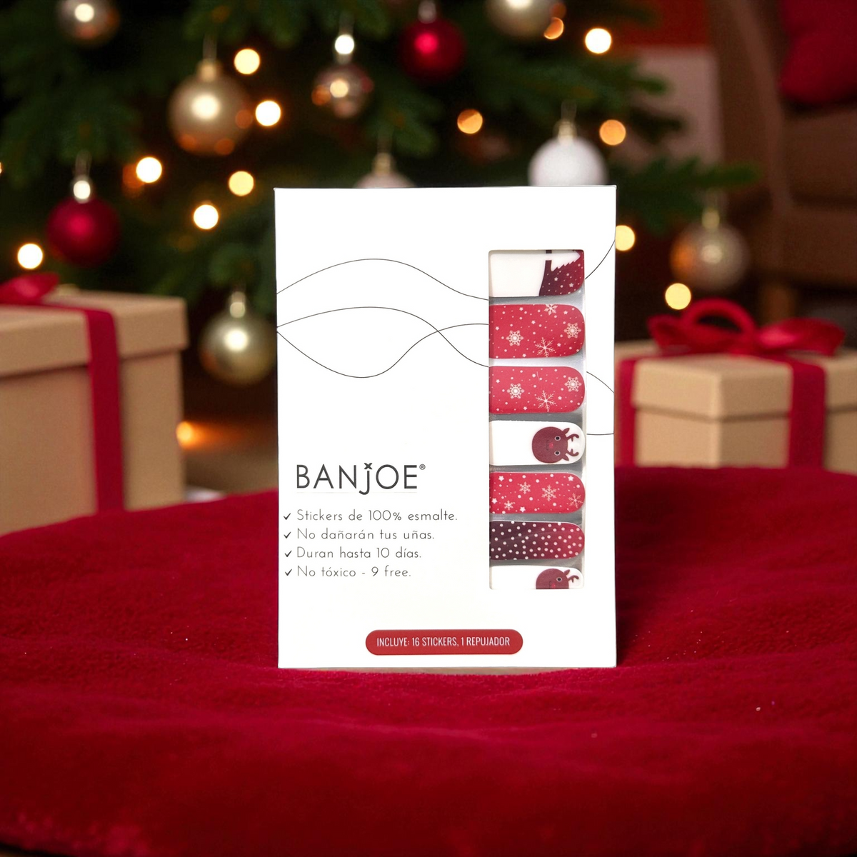 Rodolfo el Reno | Stickers de Esmalte