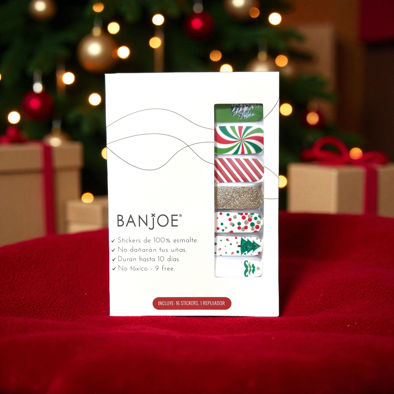 Verde Navidad | Stickers de Esmalte