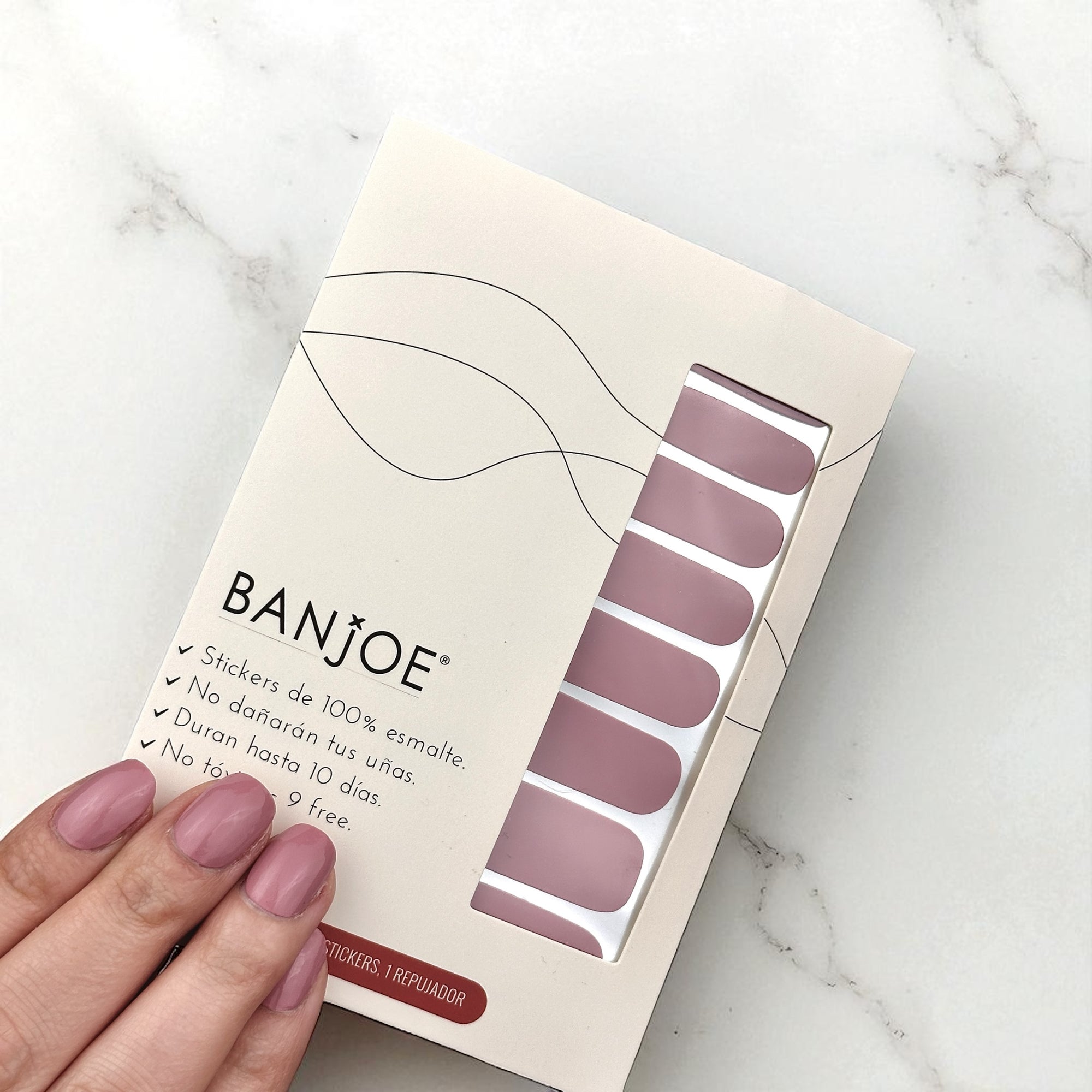 Nude Rosa | Stickers de Esmalte