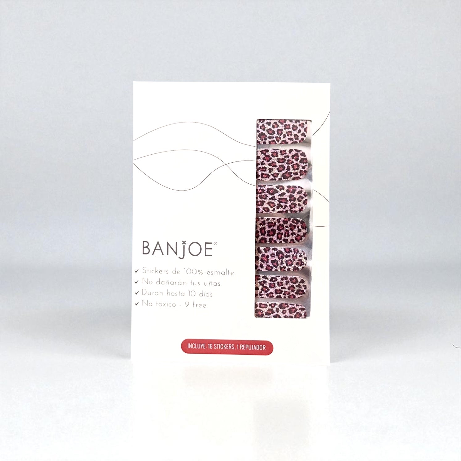 Animal Print Escarchado | Stickers de Esmalte