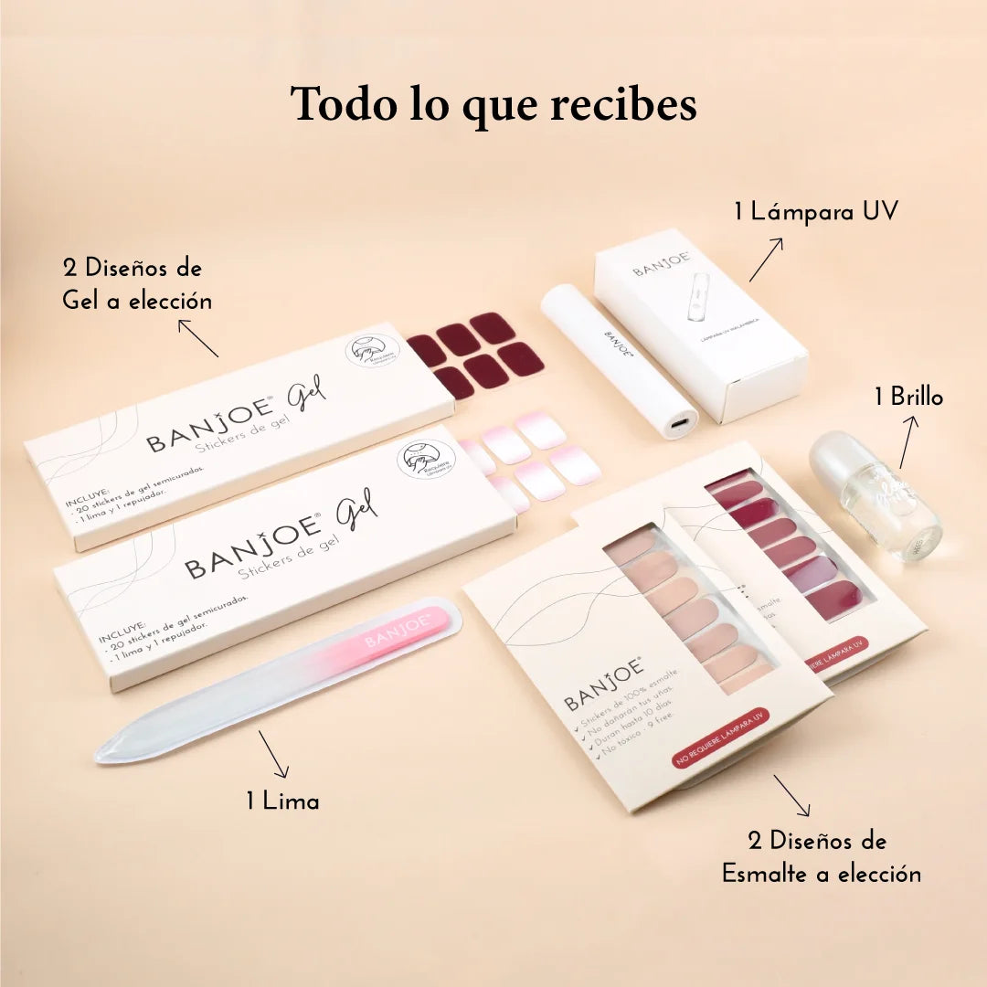Kit Inicial Todo en Uno | Manicure de Gel &  Esmalte