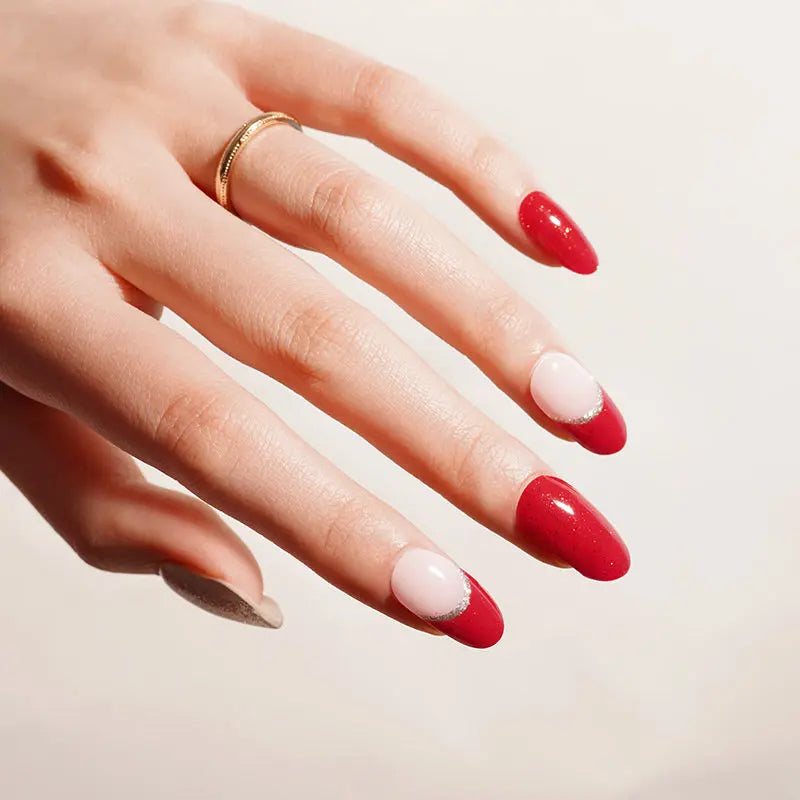 Francesa Gold &amp; Red | Stickers de Gel