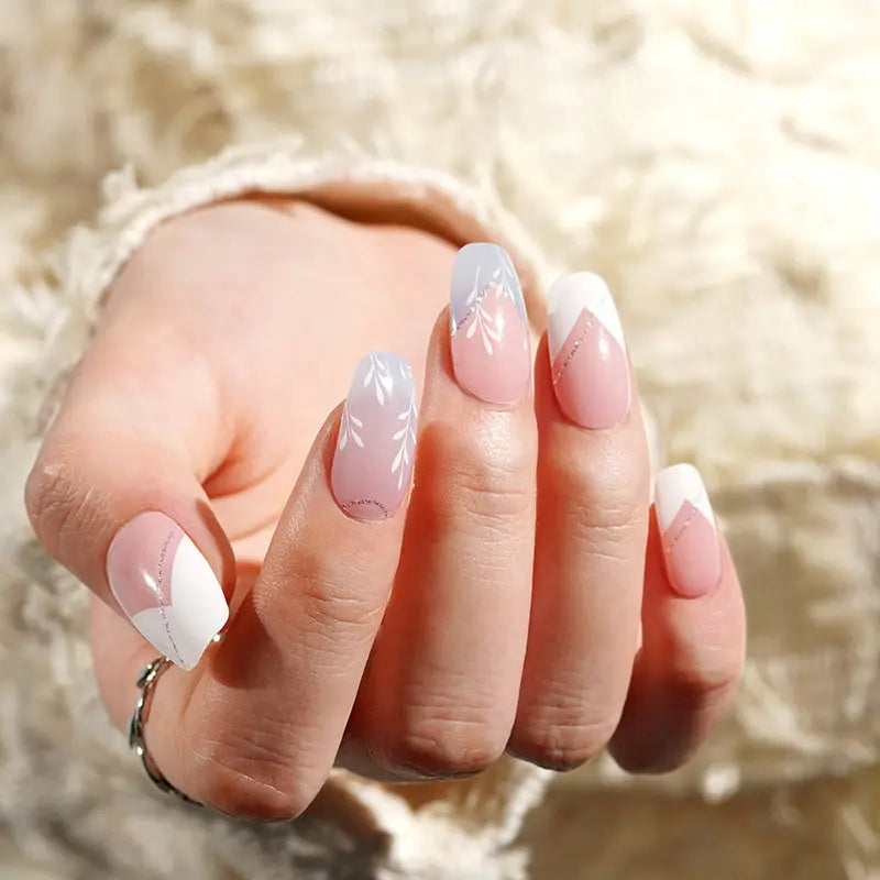 Chevron Blue | Stickers de Gel