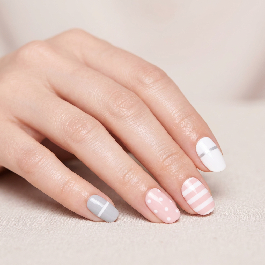 Pink &amp; Grey Sweet | Esmalte