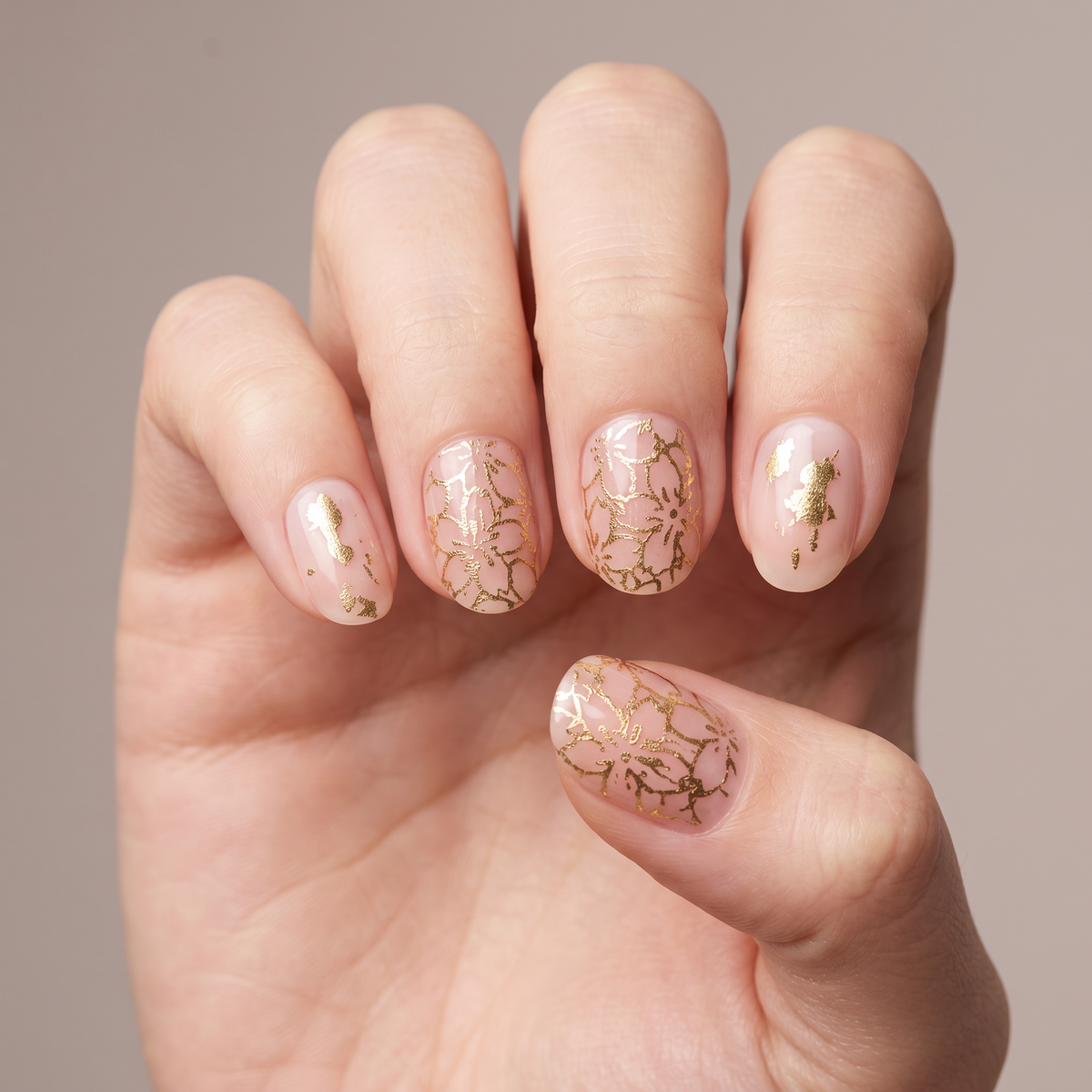 Golden Flowers | Esmalte