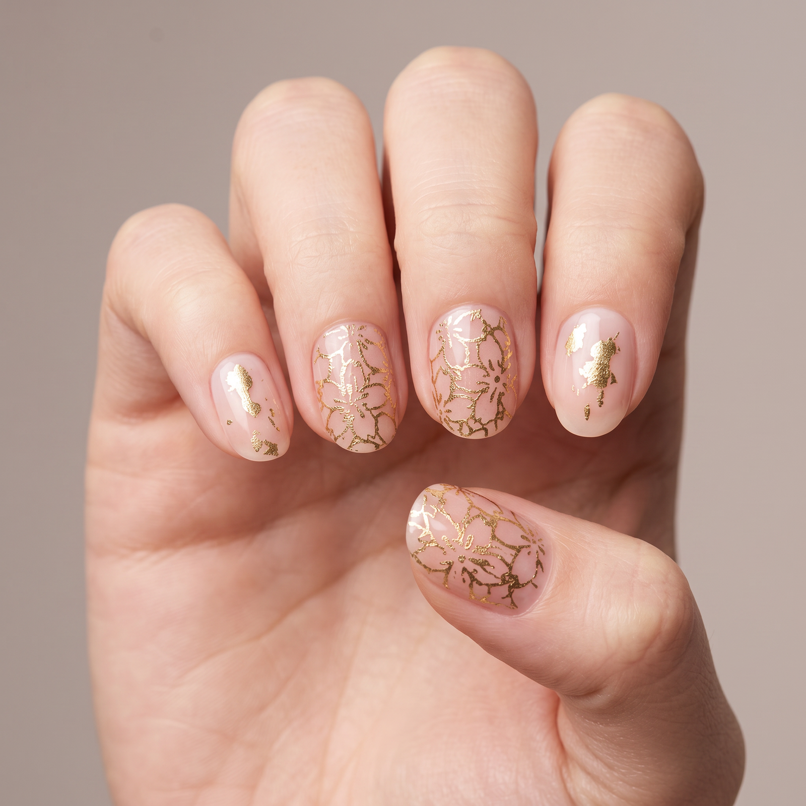 Golden Flowers | Esmalte