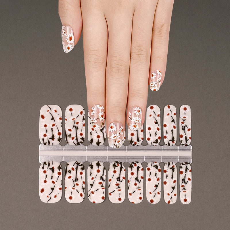 Clear Daisy | Stickers de Esmalte