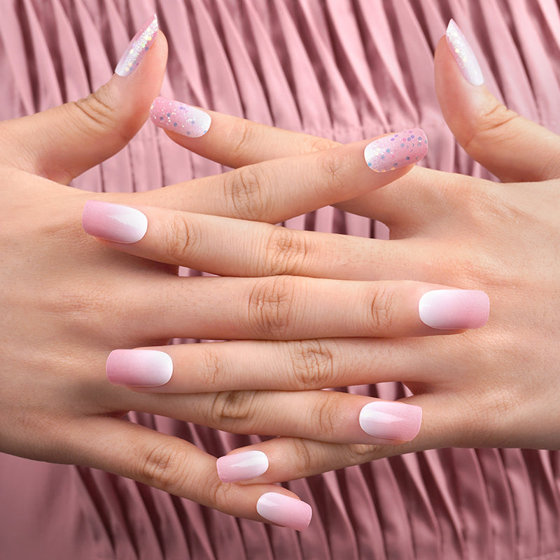Degradé Glitter | Stickers de Esmalte