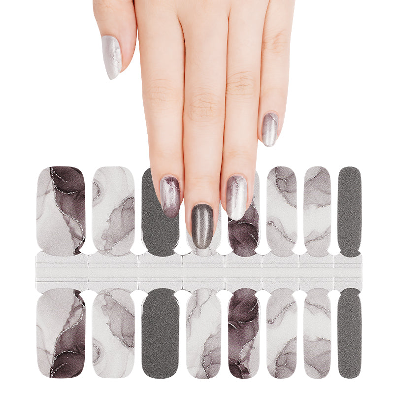 Dark Marble | Stickers de Esmalte