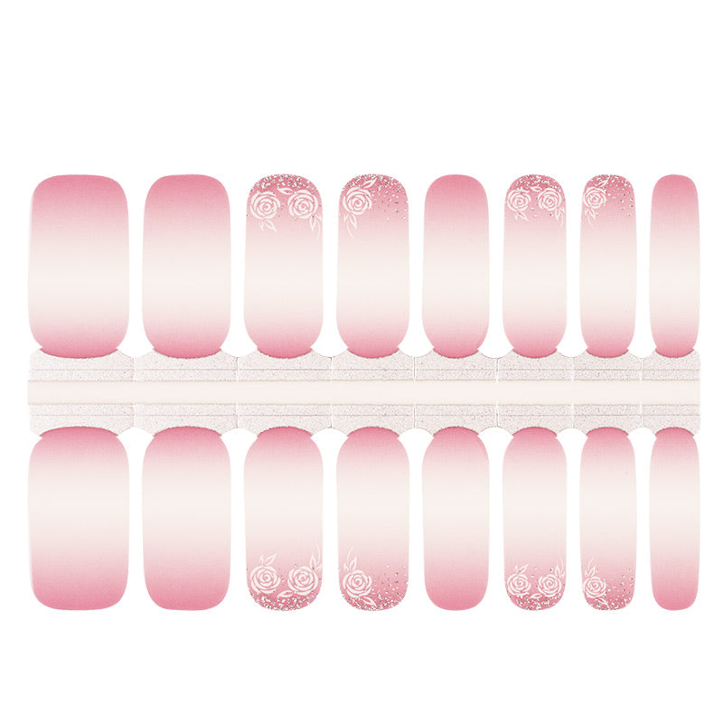 Degradado Rose Pink | Stickers de Esmalte