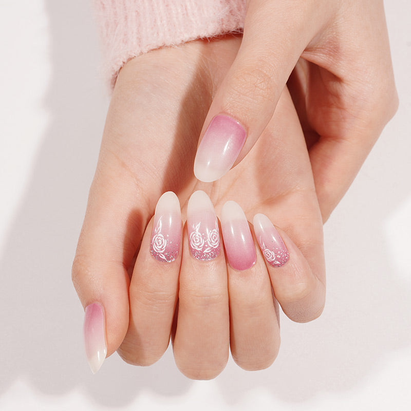 Degradado Rose Pink | Stickers de Esmalte