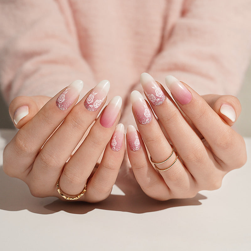 Degradado Rose Pink | Stickers de Esmalte