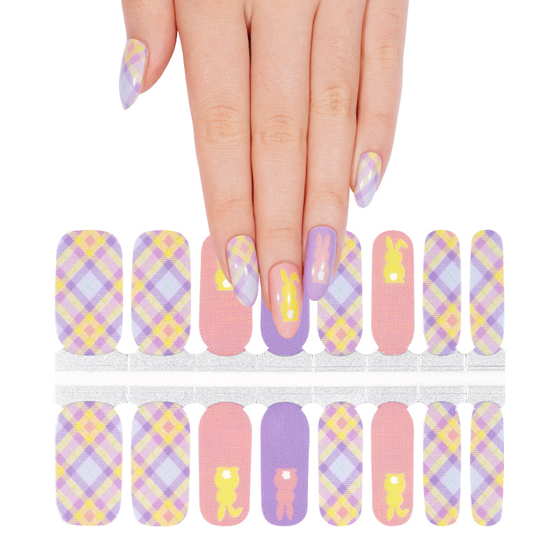 Bunny Pastel | Stickers de Esmalte