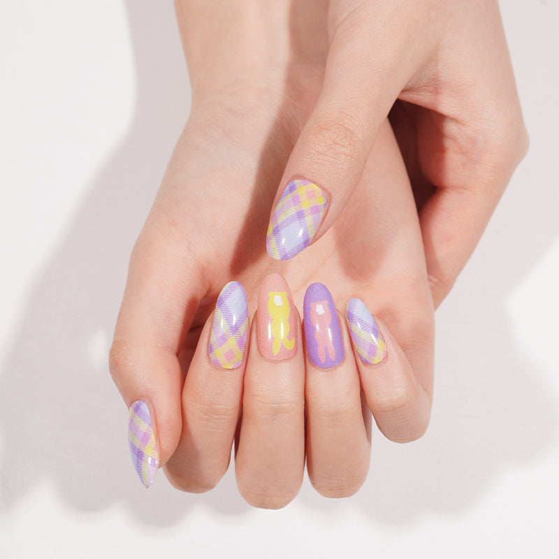 Bunny Pastel | Stickers de Esmalte