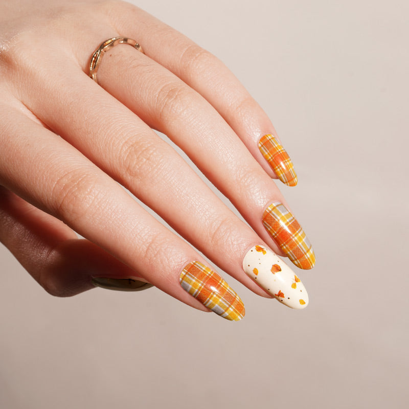 Caramel Glow | Stickers de Esmalte