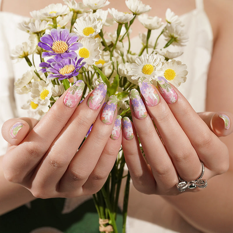 Pastel Garden | Stickers de Esmalte