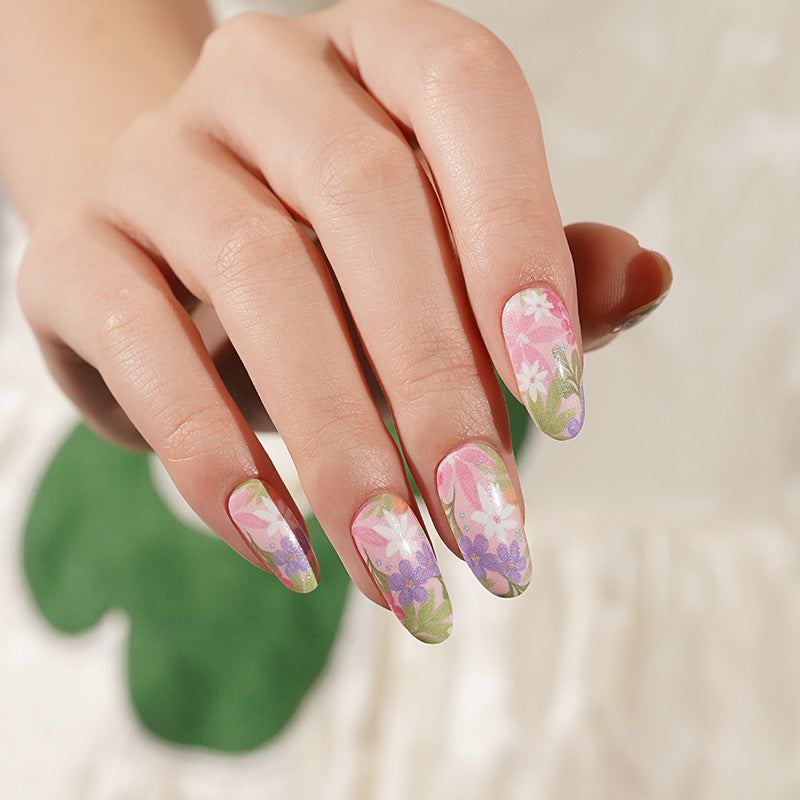 Pastel Garden | Stickers de Esmalte