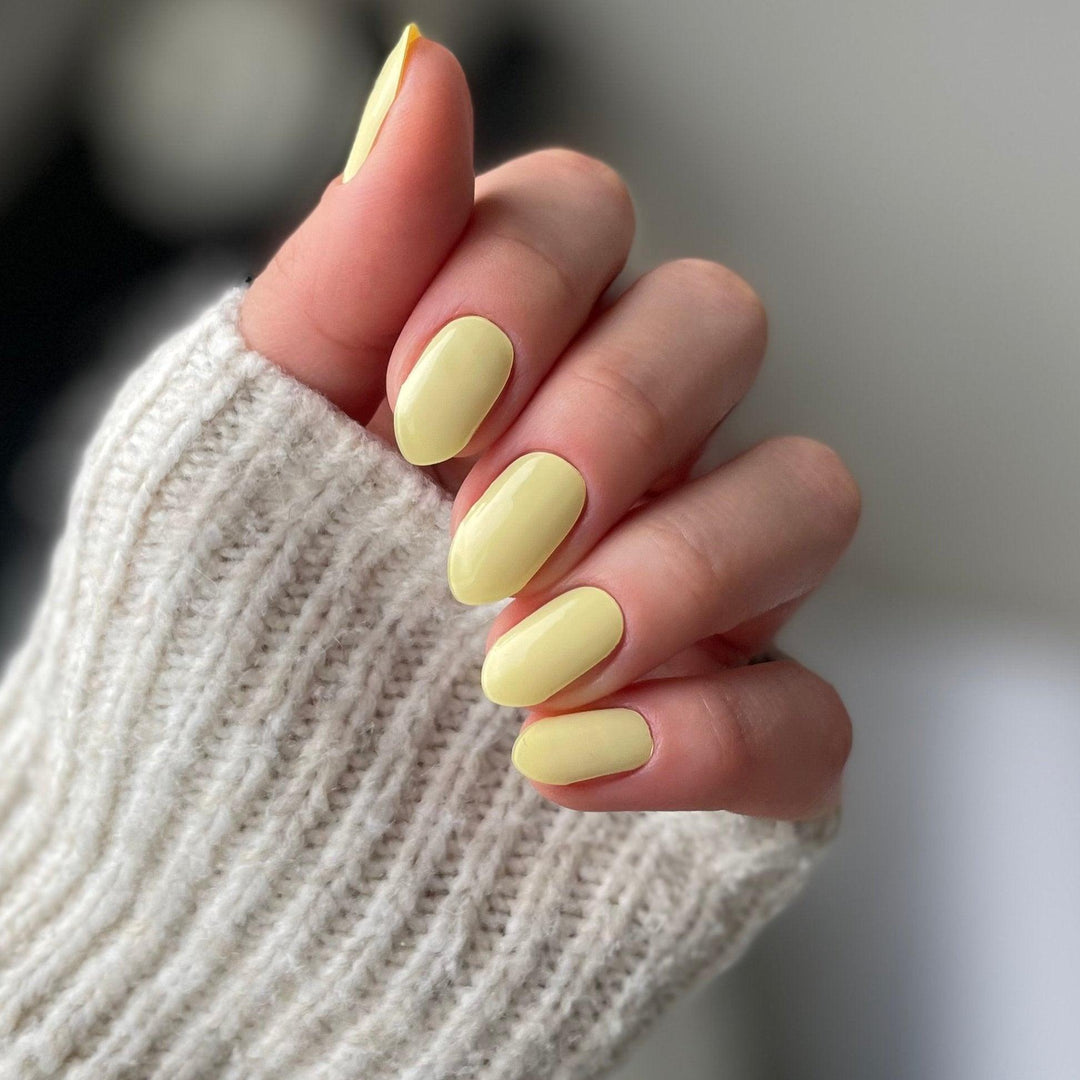 Amarillo Pastel | Stickers de Gel