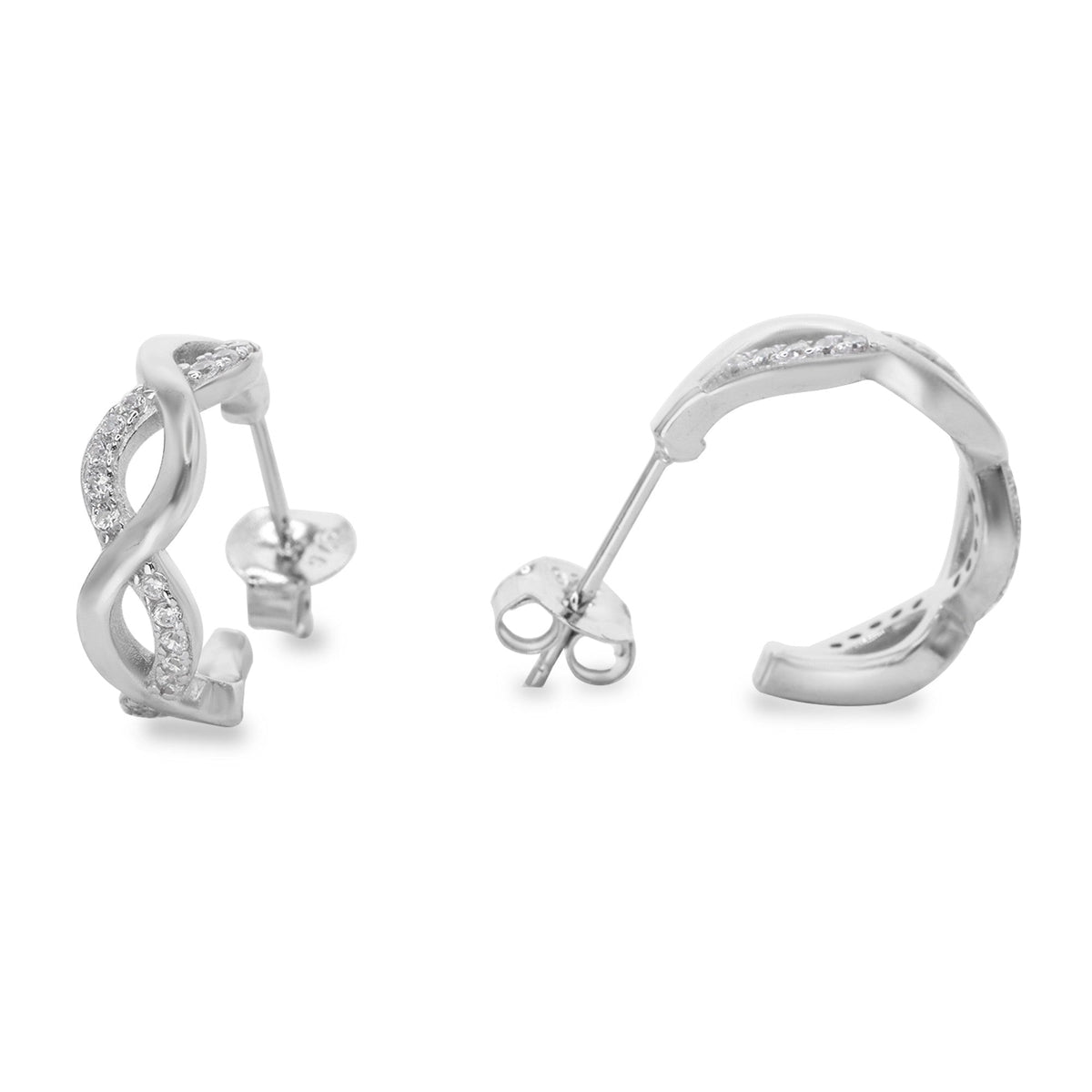 Argollas Infinito Plata 25mm