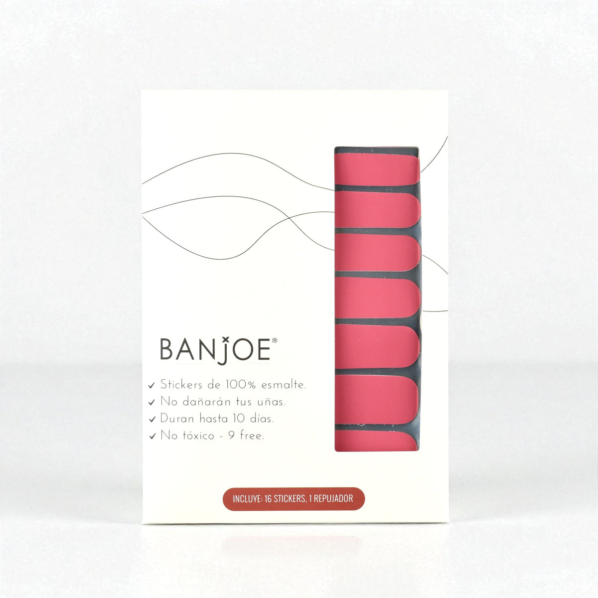 Rosa Bubble Gum | Stickers de Esmalte