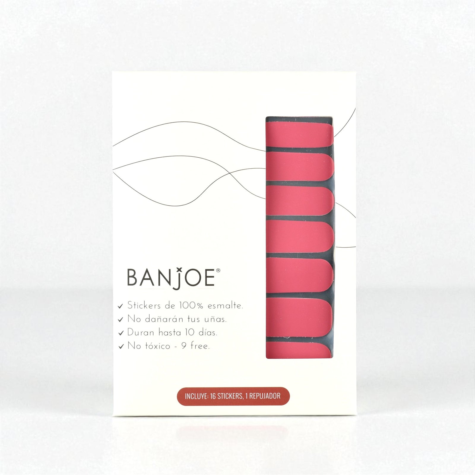 Rosa Bubble Gum | Stickers de Esmalte