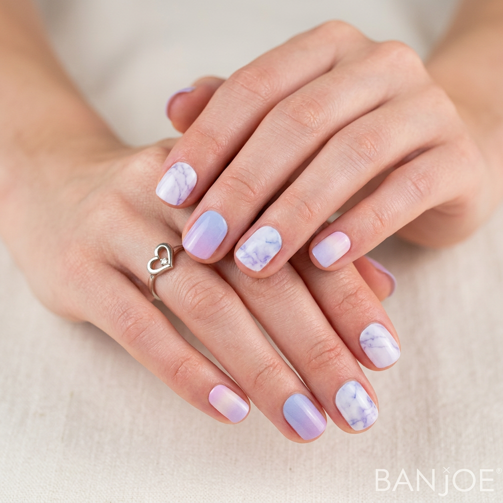 Violeta Marmoleado | Esmalte