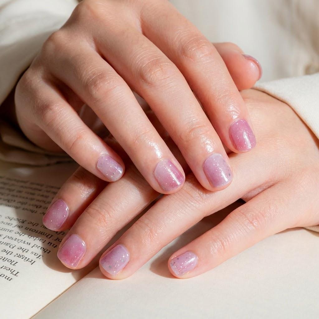 Lila Shimmer | Stickers de Gel