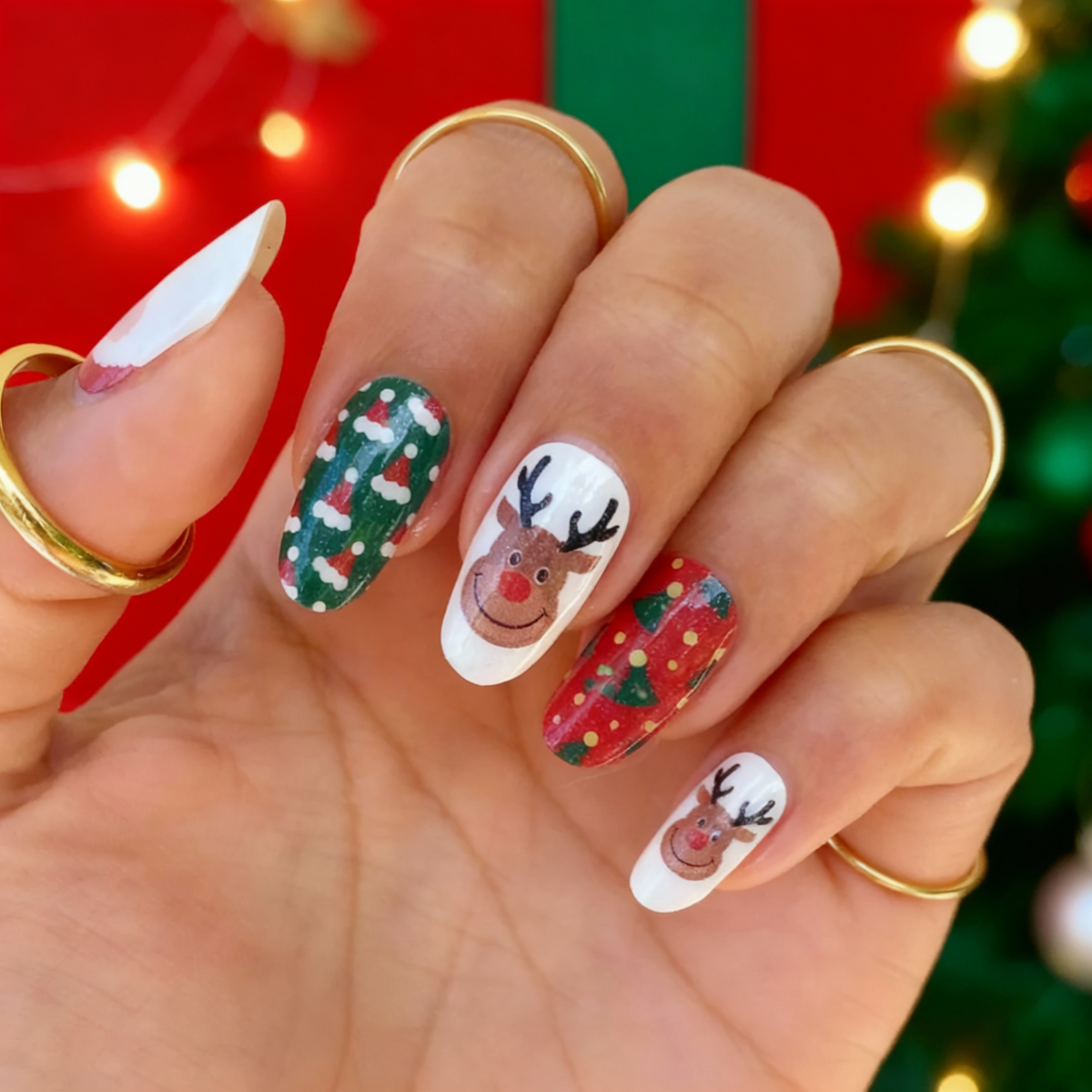 Noche Buena | Stickers de Esmalte