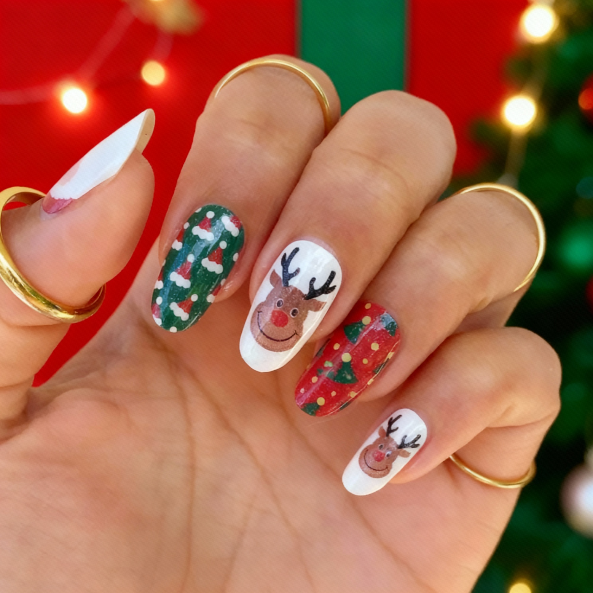 Noche Buena | Stickers de Esmalte