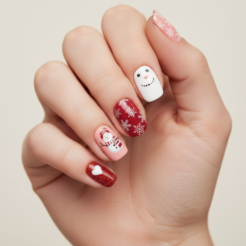 Frosty Rosa | Stickers de Esmalte