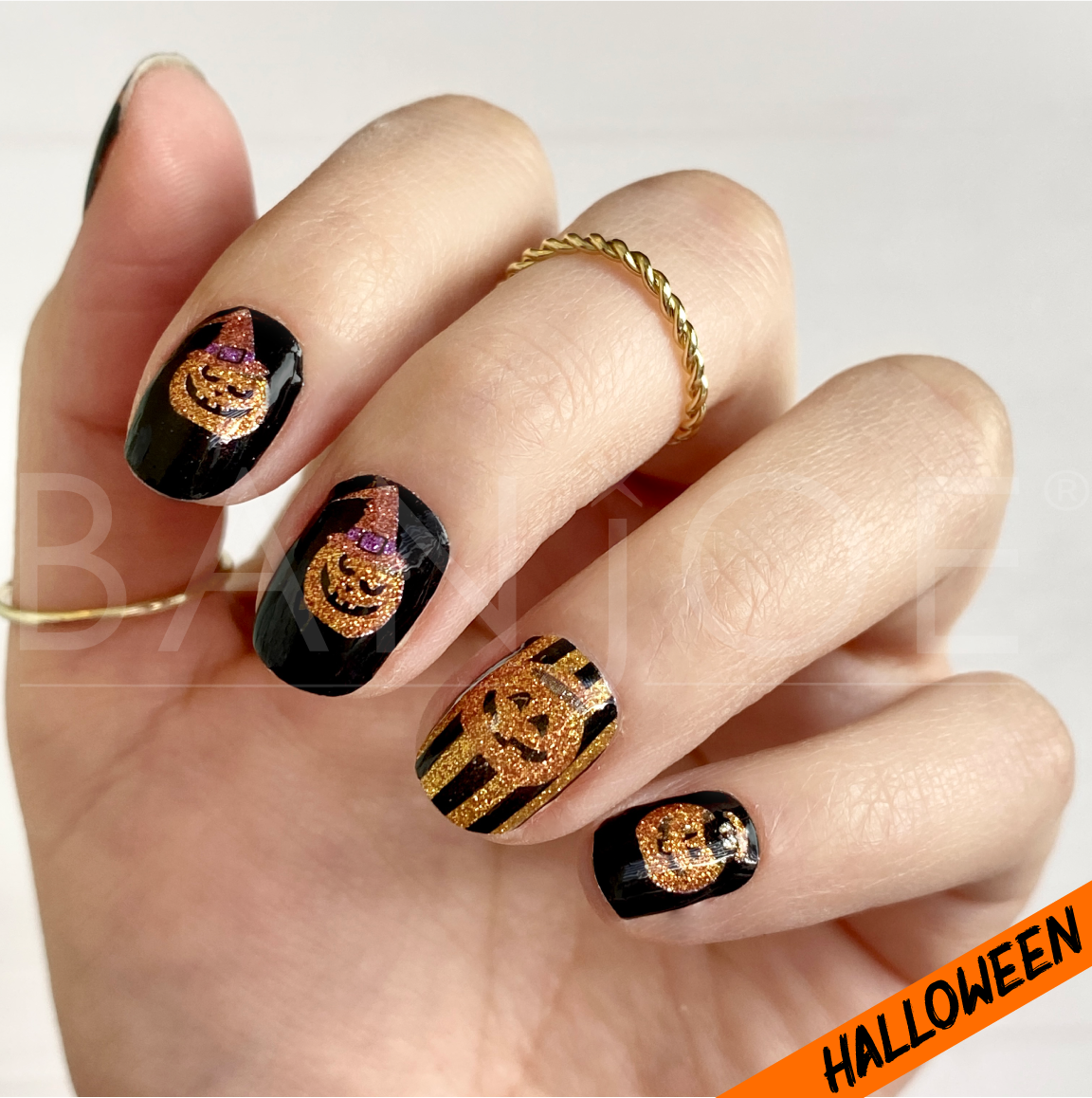 Calabaza Escarchada | Stickers de Esmalte